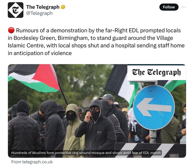 UK: Siódmy dzień protestów. Zamieszki w Plymouth i Birmingham, premier ostrzega