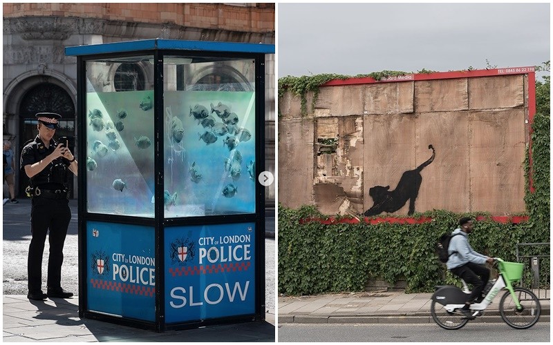 Kolejne prace Banksy'ego w Londynie. Wciąż są to zwierzęta
