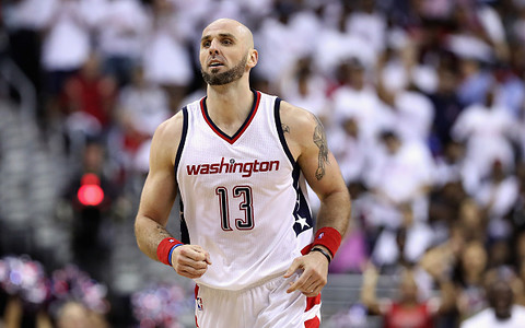 Great Gortat, the Wizards beat the Hawks again