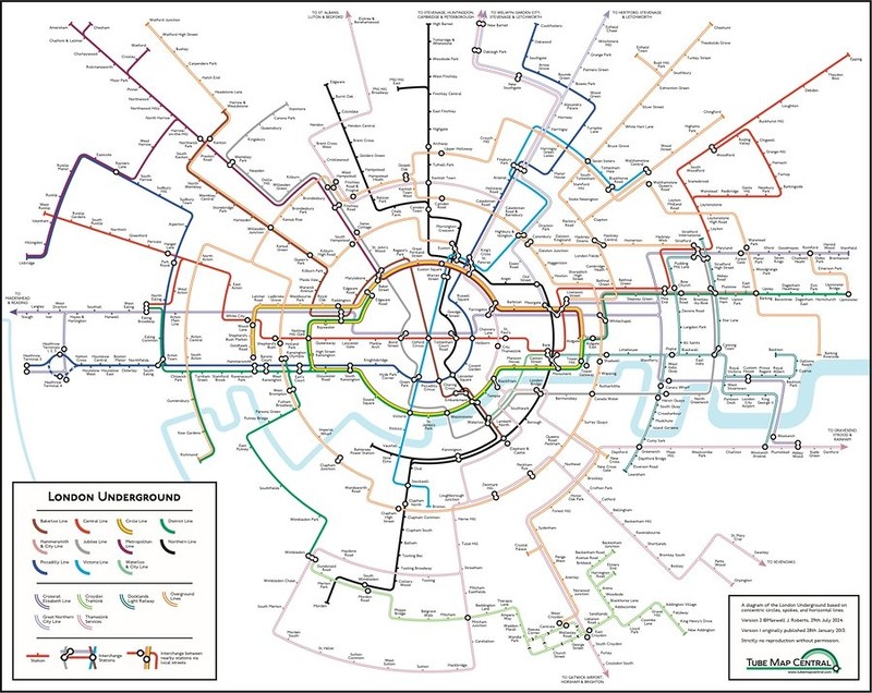 Tube map: Lecturer creates new 'circles and spokes' design after branding TfL one 'garbage'