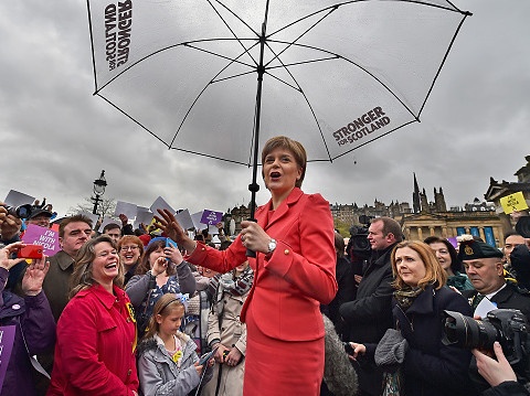 Sturgeon: 'only the SNP can protect Scotland from Tories'  