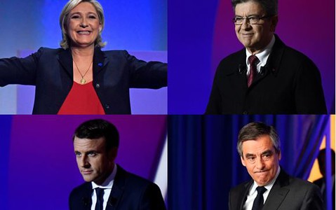 Four-way race to French presidency