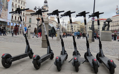 Spain: From October, electric scooters for hire will disappear from the streets of Madrid