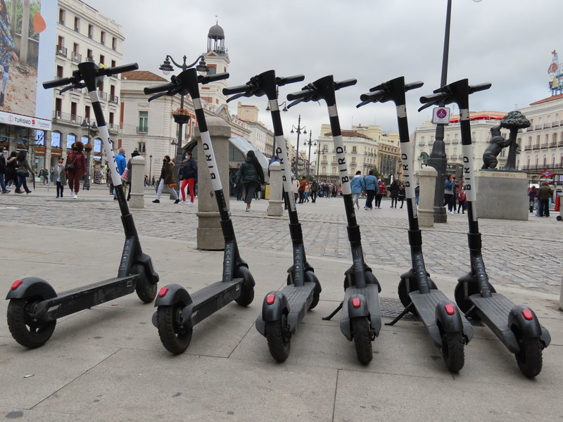 Spain: From October, electric scooters for hire will disappear from the streets of Madrid