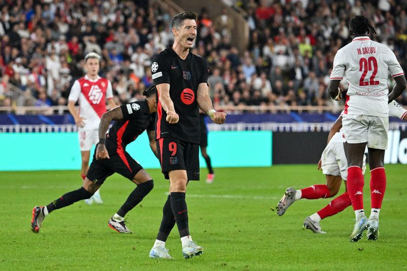 Piłkarska Liga Mistrzów: Porażka Barcelony w Monako, gładka wygrana Bayeru