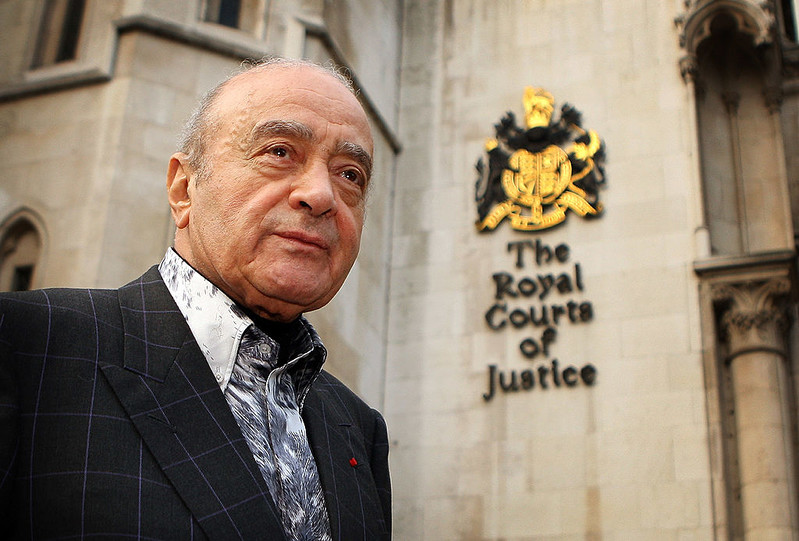 CPS twice did not prosecute Mohammed Al Fayed