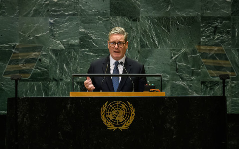 British PM Starmer at the UN: We are returning to a more constructive role