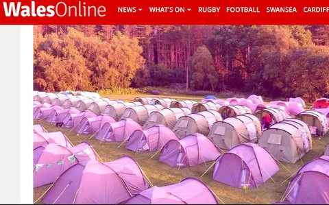 Fani piłki nożnej w Cardiff będą mogli nocować w namiocie