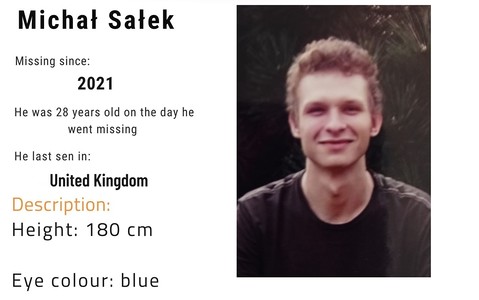 A Polish man has gone missing in the UK. Has anyone seen him?