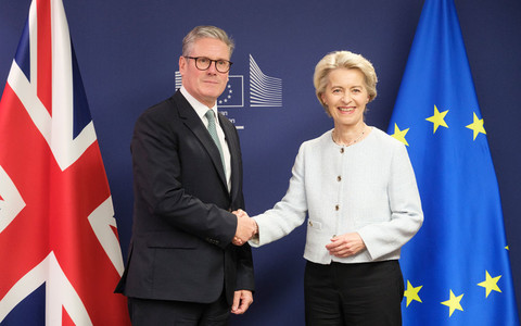 PM Keir Starmer and President of the European Commission Ursula von der Leyen released a statement