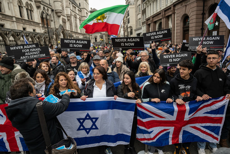 UK has seen a threefold increase in anti-Semitic incidents over the past year