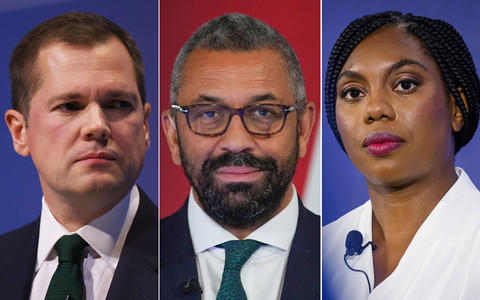 James Cleverly takes lead in Tory leadership race