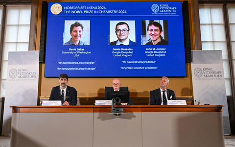 Nobel Prize in Chemistry 2024 for protein research. One of the winners is a British