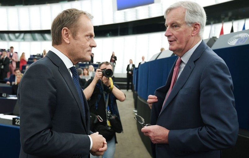 Daily Telegraph: Tusk and Barnier sound like Farage