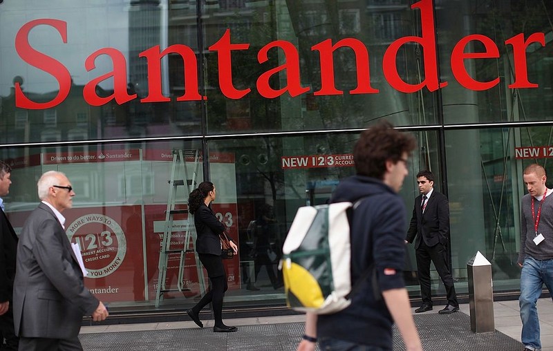 Santander to cut more than 1,400 jobs in UK amid increasing automation