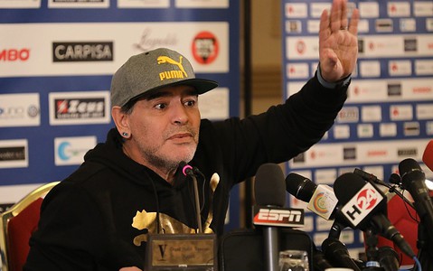Diego Maradona coach of the emirate club