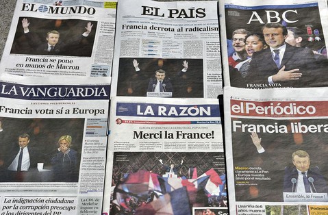 Francuska prasa: Macron - najmłodszy prezydent w historii kraju
