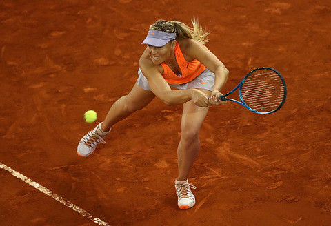 Sharapova defeated in Madrid