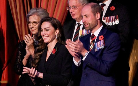 Kate continues return to duties with Festival of Remembrance appearance