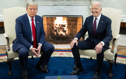 Joe Biden welcomes Donald Trump at White House