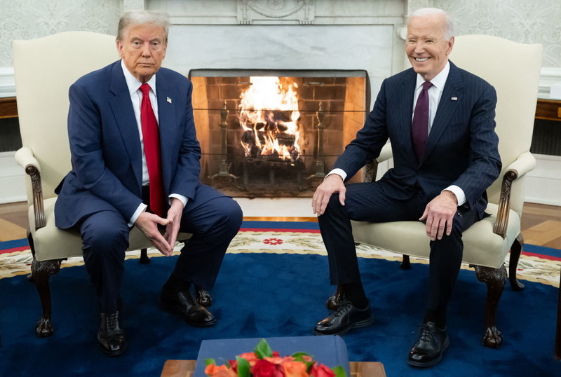 Biden powitał Trumpa w Białym Domu