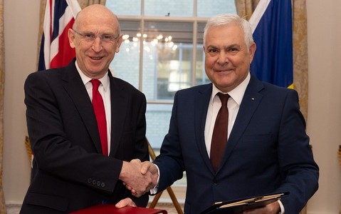 The UK and Romania have signed a defence treaty