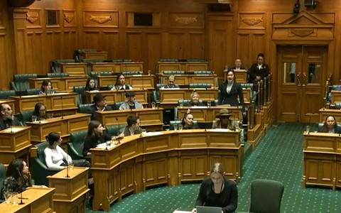 New Zealand MPs disrupt parliament with haka