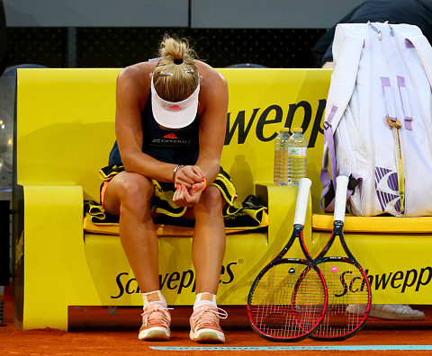 Eugenie Bouchard beats injury-hit Angelique Kerber at Madrid Open