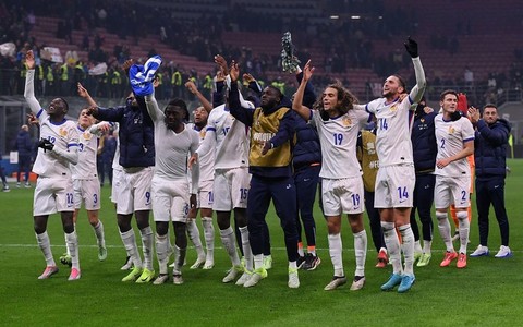 Football Nations League: France wins group after concert in Milan