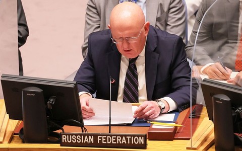 Russia's Permanent Representative to the UN Accuses the UK of Staging Genocide in Bucha