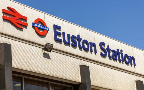 Controlled explosion outside Euston station after suspicious package found