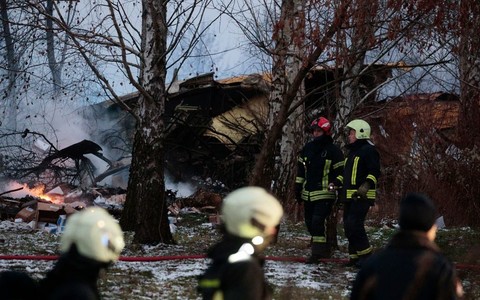 One person killed when DHL cargo plane crashes near Lithuania airport