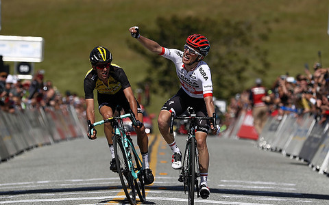 Rafał Majka won the second stage of the race around California and became a leader