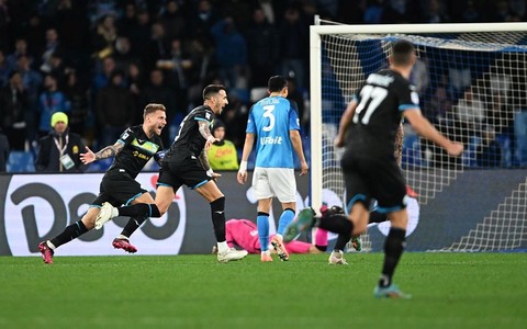 Puchar Włoch: Lazio wyeliminowało lidera Serie A Napoli