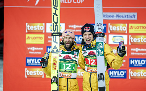 World Cup in ski jumping: Poles take sixth place in duo competition, Germans win in Titisee-Neustad