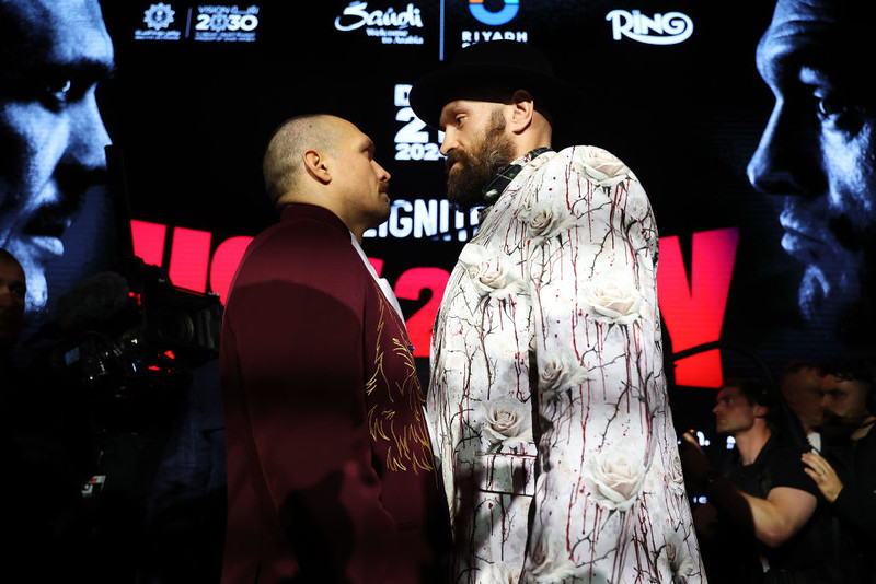 Fury and Usyk Face Off in Saudi Arabia