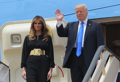 Trump in Saudi Arabia: First foreign trip starts as home troubles mount