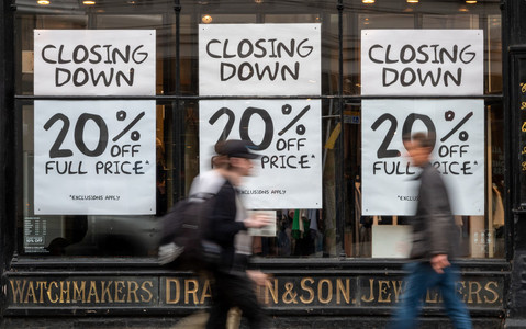 UK lost 37 shops a day in 2024, data suggests