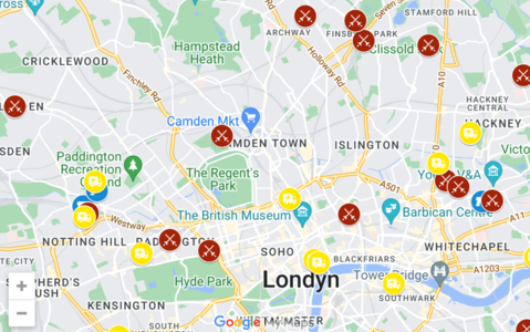 Mapa zabójstw w Londynie. Gdzie w ubiegłym roku dochodziło do tego rodzaju przestępstw?