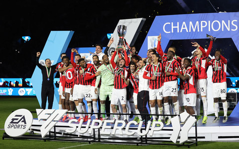 Supercoppa Italiana: AC Milan with the trophy