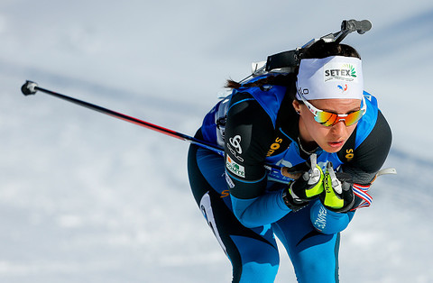 The accident of French biathlete Anais Chevalier