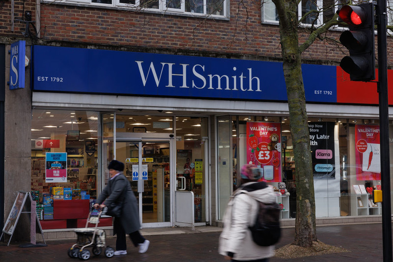 UK: Oto lista sklepów WH Smith, które zostaną zamknięte w 2025 roku