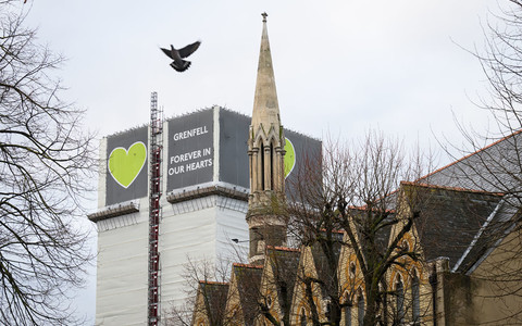 Wieżowiec Grenfell Tower w Londynie będzie zburzony. W jego pożarze zginęły 72 osoby