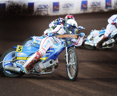 During exercise Gollob has a face like on the track "