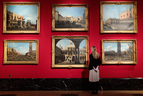 Wystawa obrazów Antonio Canaletta w Pałacu Buckingham