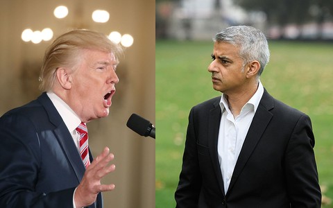 Narasta konflikt Trumpa z burmistrzem Londynu 