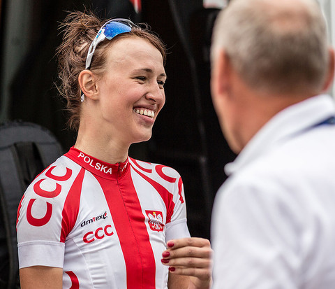 Around the UK: Katarzyna Niewiadoma won the first stage