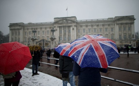 New London snow map shows the exact time a flurry is forecast to hit