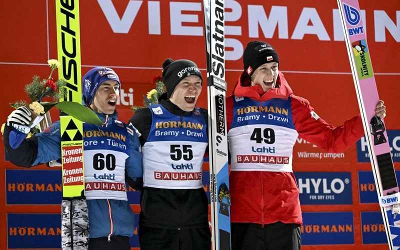 Ski Jumping World Cup: Wąsek third in Lahti, Laniska wins