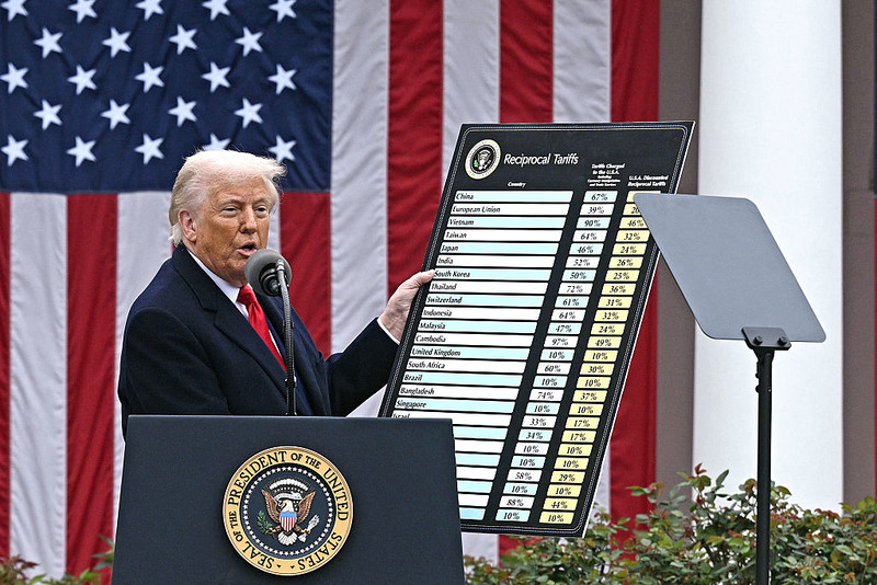 Trump ogłosił wyższe cła na towary z całego świata, w tym 20 proc. na import z UE
